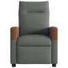 vidaXL Nudd Recliner Stóll Dökkgrár 69 x 86 x 100 cm dúkur