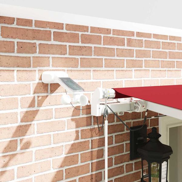 vidaXL H&aelig;gt a&eth; draga saman skyggni Rau&eth;ur 600 &times; 350 cm