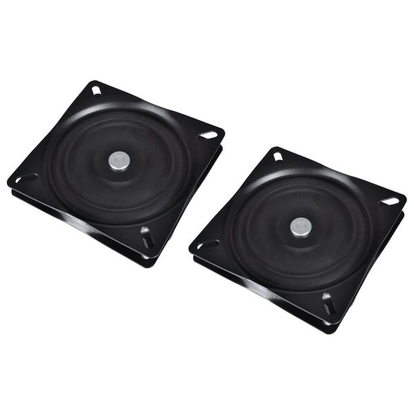 vidaXL Sn&uacute;ningsf&oacute;tur fyrir B&aacute;tast&oacute;l 2 stk. Sta&eth;la&eth;ur 160x160x2,5 ,,