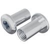 vidaXL L&aacute;sahnutur 2 pcs Nikkel M6 x 25 mm St&aacute;l