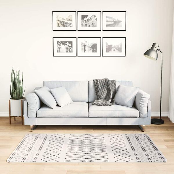 vidaXL G&oacute;lfmotta &THORN;vottheld 80x150 cm Sv&ouml;rt og Hv&iacute;tt