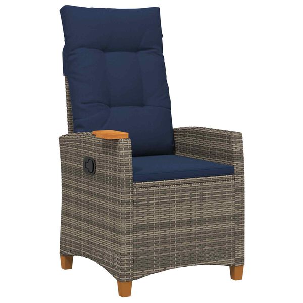 vidaXL H&aelig;gindast&oacute;ll me&eth; tepl&ouml;gu me&eth; p&uacute;&eth;i 62 x 64 x 112 cm p&oacute;l&yacute;rattan