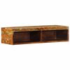 vidaXL Vegghengdur sj&oacute;nvarpssk&aacute;pur 80x30x19 cm Solid Wood Endurunni&eth;