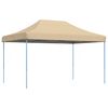 vidaXLSamfellanlegt Veislutjald Pop-Up Drappa&eth; 440x292x315 cm