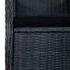 vidaXL 9 Hluta Gar&eth;h&uacute;sgagnasett me&eth; Sessum P&oacute;l&yacute;rattan D&ouml;kkgr&aacute;tt