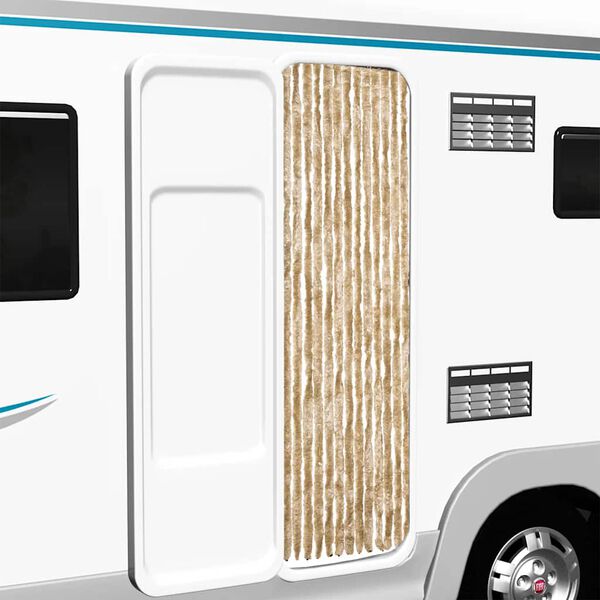 vidaXL Skord&yacute;ratjald Drappa&eth; 56x200 cm &THORN;r&aelig;&eth;ir