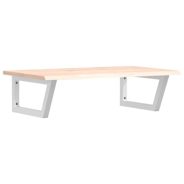 vidaXL Veggfest Handlaugarhilla St&aacute;l og Gegnheil Eik