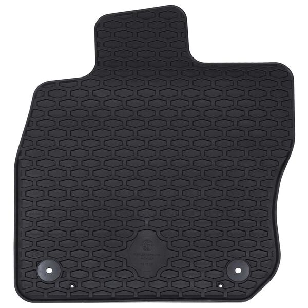 vidaXL B&iacute;lafutterm 4 pcs Svartur G&uacute;mm&iacute;