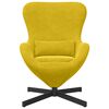 vidaXL Eggst&oacute;ll Gulur 63 x 73 x 90 cm Flauel