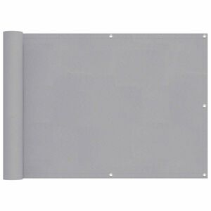 vidaXL Bakar&iacute; Skj&aacute;r Lj&oacute;sgr&aacute;r 75 x 200 cm PU h&uacute;&eth;a&eth; Oxford alu