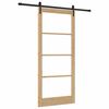 vidaXL Rennidyr N&aacute;tt&uacute;rulegur 93 x 211 cm Gegnheil fura og gler