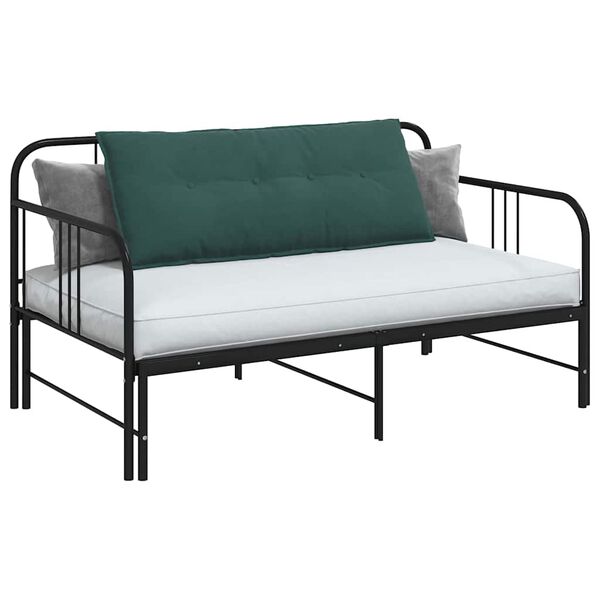 vidaXL Bakp&uacute;&eth;i D&ouml;kkgr&aelig;n 120 x 50 cm Korduroy efni