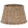 vidaXL Lampaskermur Br&uacute;nn &Oslash;38x23 cm V&iacute;&eth;it&aacute;g