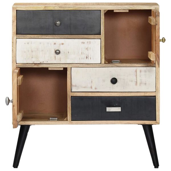 vidaXL Skenkur 70x30x78 cm Gegnheill Mangóviður