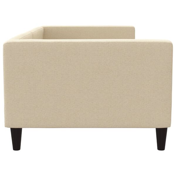 vidaXL Svefns&oacute;fi Rj&oacute;mahv&iacute;tur 90x200 cm Efnis&aacute;kl&aelig;&eth;i