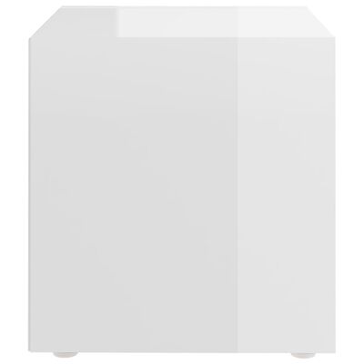 805518 vidaXL TV Cabinets 4 pcs High Gloss White 37x35x37 cm Chipboard