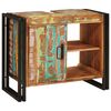 vidaXL Vaskask&aacute;pur Marglitur 71 x 33 x 58 cm Solid endurheimt tr&eacute;
