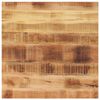 vidaXL bor&eth;plata 80x80x3,8 cm ferningur gegnheilum vi&eth;i Gr&oacute;ft mang&oacute;