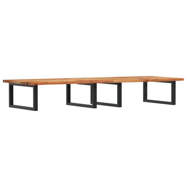 vidaXL Veggfest Handlaugarhilla St&aacute;l og Gegnheil Akas&iacute;a