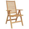 vidaXL St&oacute;ll 8 pcs Br&uacute;nn 64.5 x 52 x 108 cm Solid teak vi&eth;ur