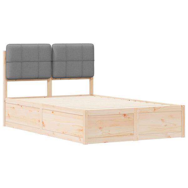 vidaXL R&uacute;mf&oacute;tur me&eth; kl&aelig;&eth;&eth;um h&ouml;f&eth;agafli Lj&oacute;sgr&aacute;r 120 x 190 cm