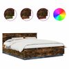 vidaXL Ramsv&iacute;k me&eth; h&ouml;fu&eth;gafl Rau&eth;-eik 200 x 200 cm Samsettur vi&eth;ur