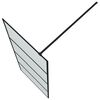 vidaXL Sturtuveggur Walk-in Svartur 80x195 cm Matt Hert Gler