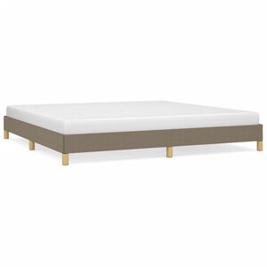 vidaXL R&uacute;mgrind &aacute;n D&yacute;nu Taupe 200x200 cm Tau&aacute;kl&aelig;&eth;i