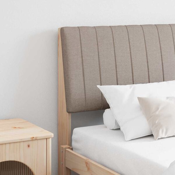 vidaXL B&oacute;lstru&eth; r&uacute;mgafl M&oacute;gr&aacute;r 200 cm Solid furuhikk