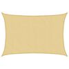 vidaXL S&oacute;lskyggnisegl Sandhv&iacute;tt 6x4 m 100% P&oacute;l&yacute;ester Oxford