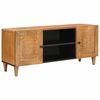 vidaXL TV einingar me&eth; hillu L&eacute;tt br&uacute;nt 105 x 33 x 46 cm Hart mang&oacute;tr&eacute;