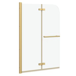 vidaXL Sturta umgjörð gold 95 x 140 cm ESG gler og ál