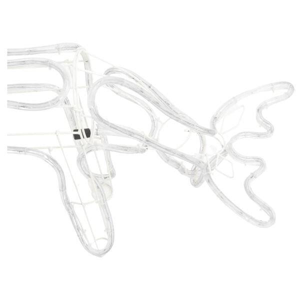 vidaXL j&oacute;lahreind&yacute;ramyndir 3 stk Warm White 73x31x45 cm