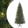 vidaXL Gervi j&oacute;latr&eacute; me&eth; 300 LED me&eth; standi Gr&aelig;nn 210 cm PE og PVC