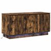 vidaXL Sj&oacute;nvarpssk&aacute;pur Rau&eth;-eik 100 x 38 x 49 cm Samsettur vi&eth;ur