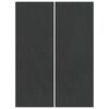 vidaXL Botnplata fyrir sundlaug Svartur 300 x 220 x 0,1 cm &Oacute;ofin efni