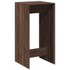vidaXL Barbor&eth; Br&uacute;n Eik 51x50x103,5 Samsettur Vi&eth;ur