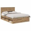 vidaXL Ramsv&iacute;k Listama&eth;ur Eik 140 x 190 cm Solid furuhikk