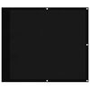 vidaXL Svalaskilr&uacute;m Svartur 90x700 cm 100% P&oacute;l&yacute;ester Oxford