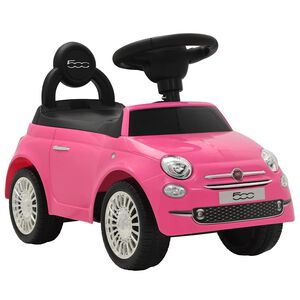 vidaXL akstursbíll Fiat 500 bleikur