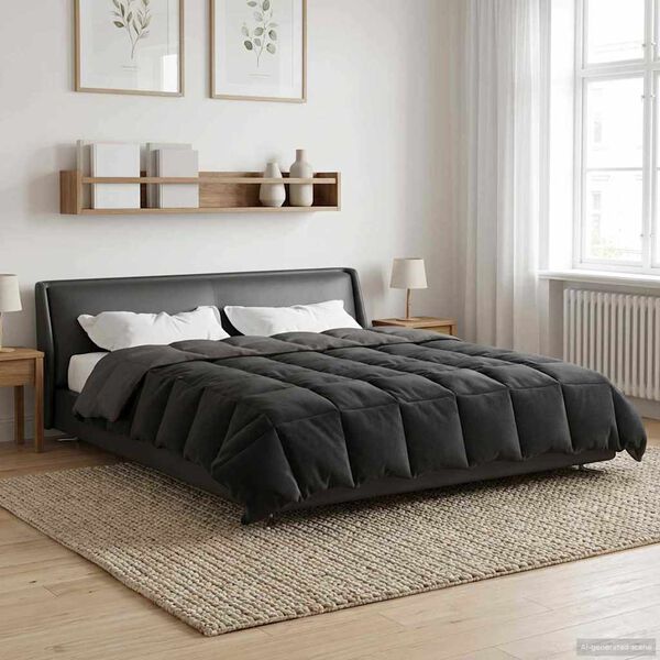 vidaXL Full &aacute;rs d&yacute;na S&iacute;&eth;la&eth; Lj&oacute;sgr&aacute;r 200 x 240 cm M&iacute;kr&oacute;f&iacute;ber