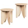 vidaXL S&oacute;fabor&eth; 2 pcs N&aacute;tt&uacute;rulegur