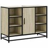 vidaXL ba&eth;herbergisvaskask&aacute;pur Sonoma eik 80x33x60 cm verkfr&aelig;&eth;ilegur vi&eth;ur