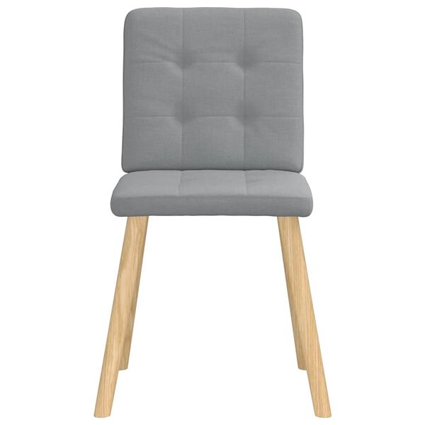 vidaXL Bor&eth;stofust&oacute;lar 6 stk. Lj&oacute;sgr&aacute;ir Tau&aacute;kl&aelig;&eth;i