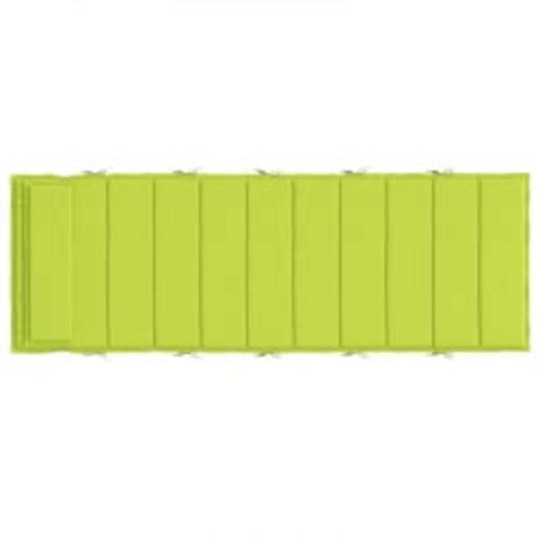 vidaXL S&oacute;lhv&iacute;ldarp&uacute;&eth;i Gr&aelig;nn 178 x 60 x 4 cm Oxford efni