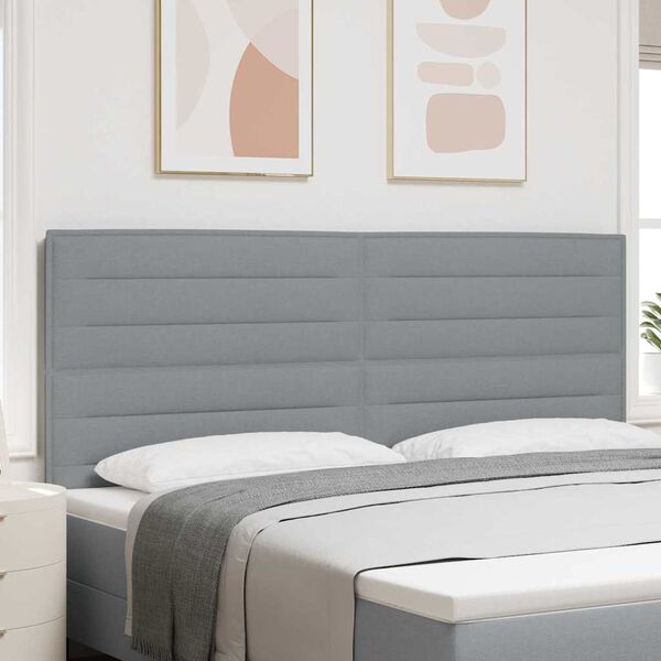 vidaXL LED h&ouml;fu&eth; Me&eth; LED r&aelig;ma lj&oacute;sum Lj&oacute;sgr&aacute;r 200 cm P&oacute;l&yacute;ester