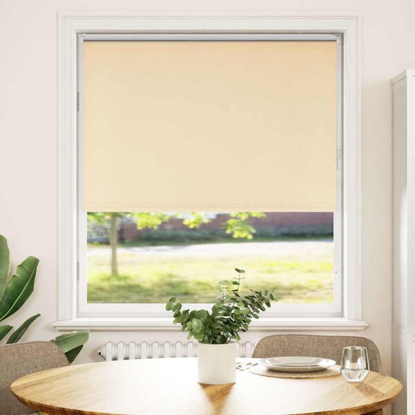 vidaXL R&uacute;llugard&iacute;nur Myrkvun Beige 110x130 cm Efni Breidd 105,7 cm