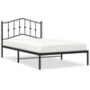vidaXL R&uacute;mgrind &uacute;r M&aacute;lmi &aacute;n D&yacute;nu me&eth; H&ouml;f&eth;agafli Sv&ouml;rt 107x203 cm