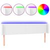 vidaXL LED H&ouml;f&eth;agafl 183x16x78/88 cm Hv&iacute;tt Le&eth;url&iacute;ki