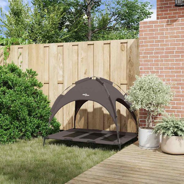 vidaXL Hundar&uacute;m Br&uacute;nn 122 x 93 x 106,5 cm St&aacute;l